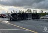 Миниатюра новости: На трассе М-12 под Владимиром перевернулся грузовик