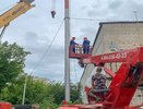 В Коврове спасатели помогли теплоэнергетикам разобрать 30-метровую трубу дымохода