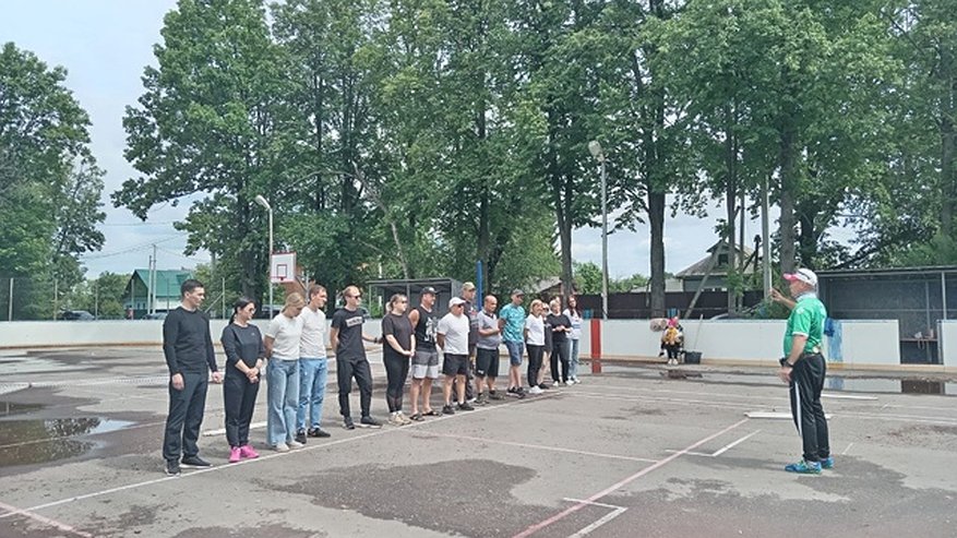 Главная картинка новости: В Камешковском районе провели турнир по игре в городки