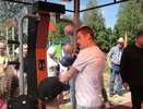 В селе Новофетинино Кольчугинского района открыли новую спортплощадку