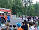 Детям из лагеря "Факел" провели познавательную встречу с огнеборцами
