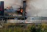 Миниатюра новости: На трассе М-7 в Петушинском районе ночью сгорел легковой автомобиль