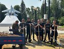 Мемориал памяти Гагарина и Серёгина начали благоустраивать в Киржачском районе