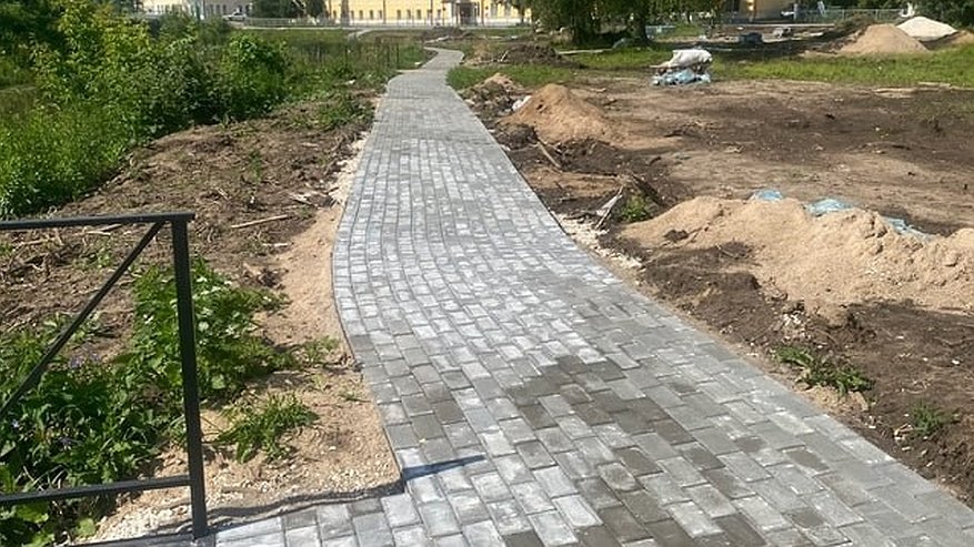 Главная картинка новости: В Юрьев-Польском расширяют набережную Колокши