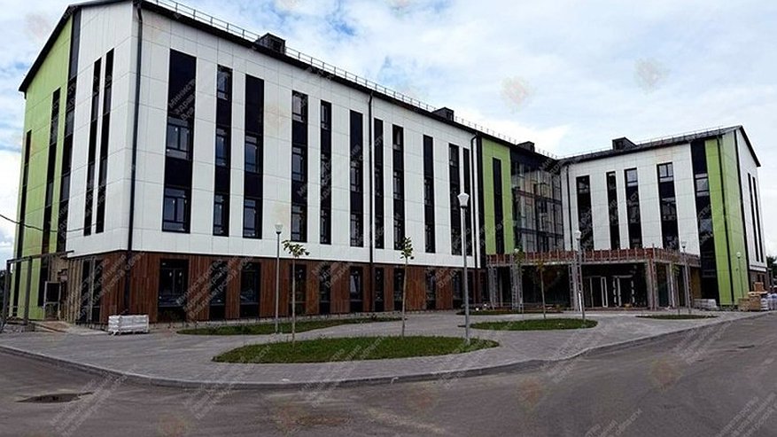 Главная картинка новости: В Собинке подходит к завершению строительство новой поликлиники
