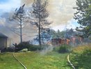 В Петушинском районе сгорел частный дом площадью 213 квадратных метров