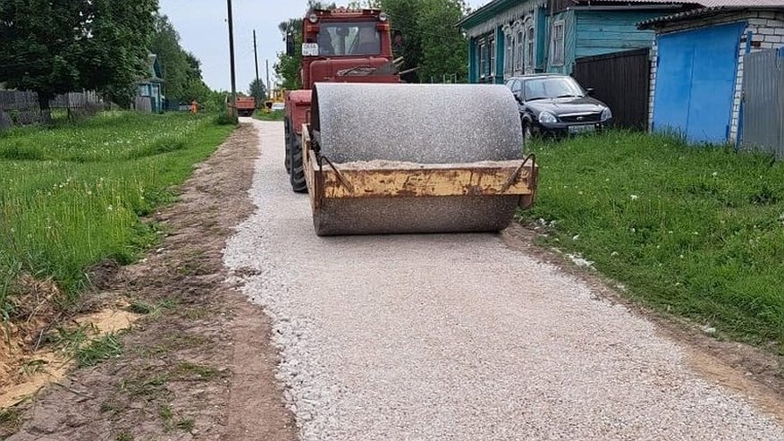 Главная картинка новости: В Гороховецком районе проходит ремонт 16 участков дорог