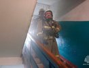 В Муроме пожарные спасли троих детей и взрослых из горящей квартиры