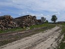 В Меленковском районе предприниматель самовольно занял госучасток под склад древесины
