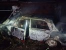 В Карабанове пожар полностью уничтожил легковой автомобиль