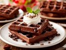 Когда хочется чего-то вкусненького к чаю, а выходить из дома лень, делаю шоколадные вафли: вся семья в восторге, особенно дети