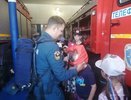 Пожарные организовали вязниковским школьникам занятия по технике безопасности