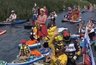 Миниатюра новости: В самом сердце Суздаля развернулся волшебный заплыв по Каменке