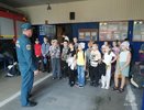 Дети из вязниковского школьного лагеря посетили с экскурсией пожарную часть