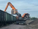 20 тысяч тонн щебня для реконструкции аэропорта Семязино выгрузили на станции Юрьевец