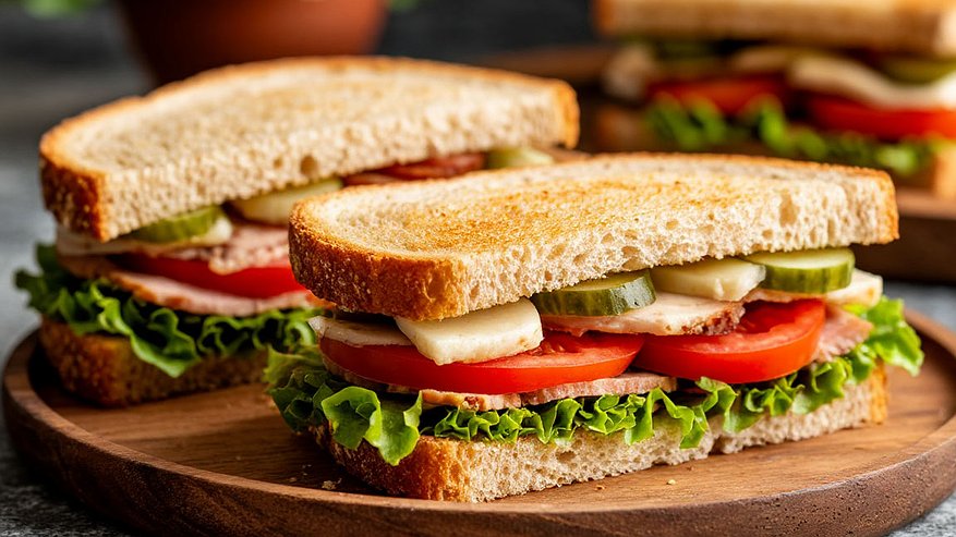 Главная картинка новости: 5 идея для перекуса или завтрака: вкуснейшие бутербродов без сыра и колбасы