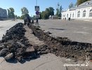 В Гусь-Хрустальном начали ремонт территории у вокзала