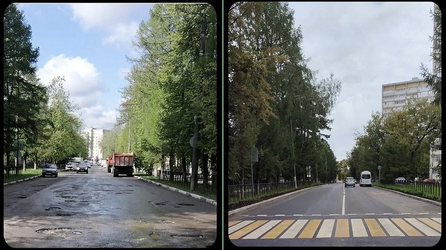 Главная картинка новости: В Коврове завершили реконструкцию дорожного полотна на улице Чернышевского
