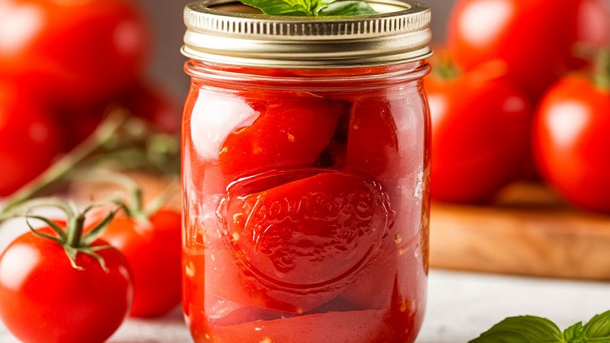 Главная картинка новости: Острая закуска из томатов с чесноком: меньше чем за полчаса вкуснейшая заготовка на всю зиму готова