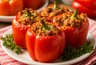 Миниатюра новости: Оригинальный фаршированный перец: невероятное сочетание моркови, овощей и томатной заливки!