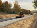 Во Владимире укладывают асфальт на будущей дороге по улице Пушкарской