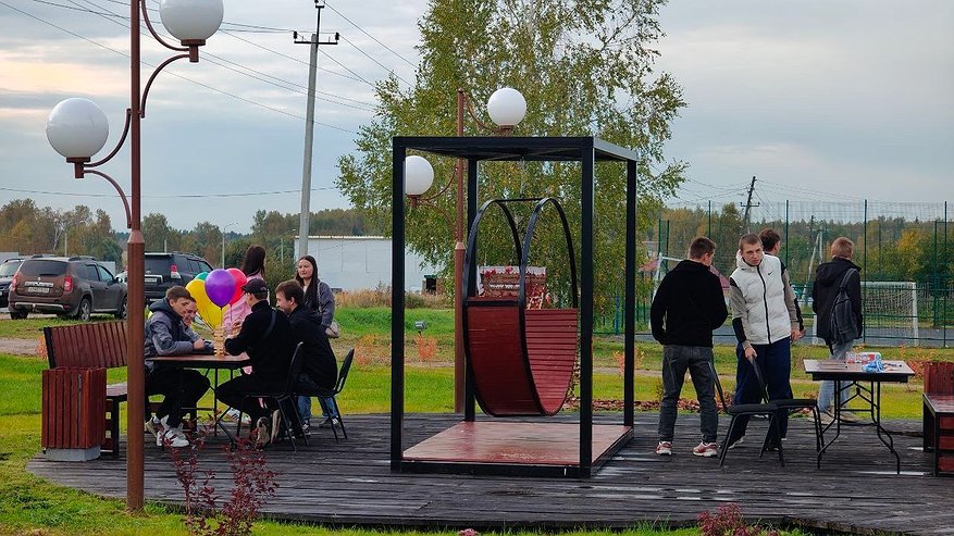 Главная картинка новости: В деревне Старая Ковровского района появилось новое пространство для досуга