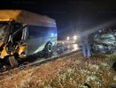 В Суздальском районе у села Менчаково в ДТП столкнулись микроавтобус и легковушка