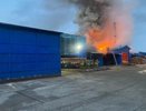 В Кольчугине разразился пожар на складе