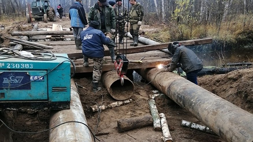 Главная картинка новости: В Гороховецком районе отремонтировали аварийный мост через заклязьменские леса