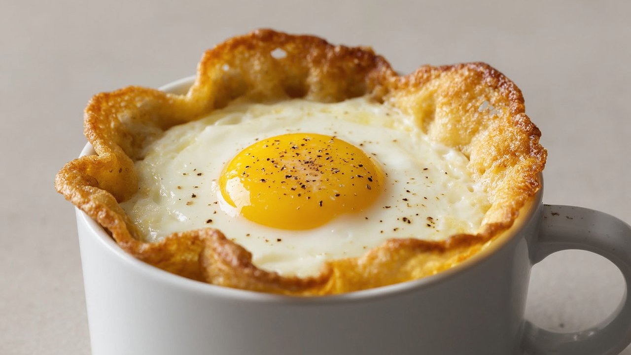 Главная картинка новости: Яичницу на сковородке больше не готовлю — беру простую кружку: получается в 2 раза вкуснее