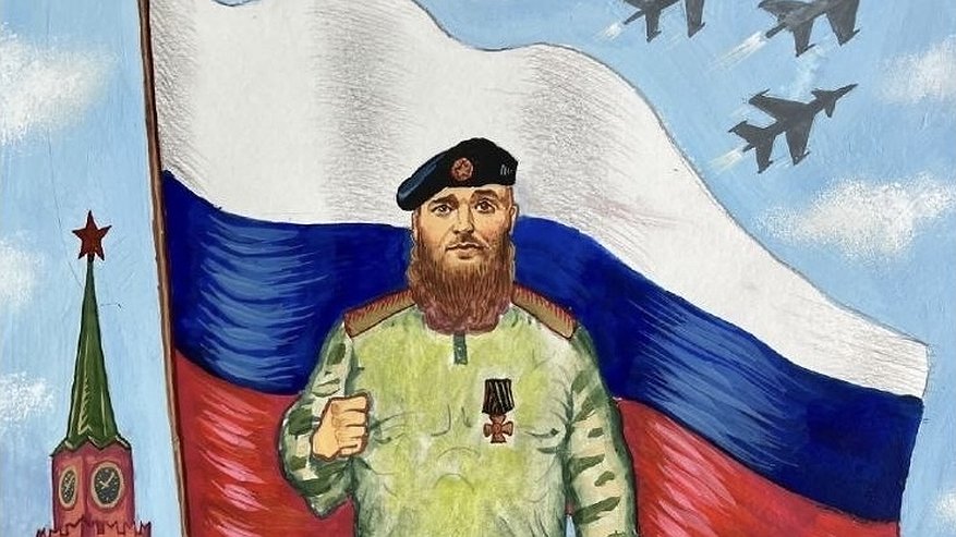 Главная картинка новости: Школьницы из Владимирской области вышли в лидеры на выставке «Образ защитника Отечества в произведениях молодых художников»