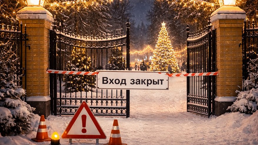 Главная картинка новости: Новогодние гуляния во Владимире пройдут с ограниченным входом в парки