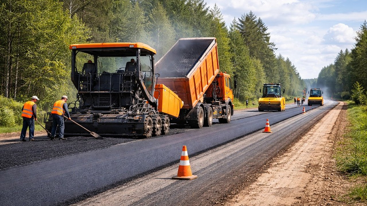 Главная картинка новости: В Собинском округе отремонтируют 13 километров региональных и межмуниципальных дорог