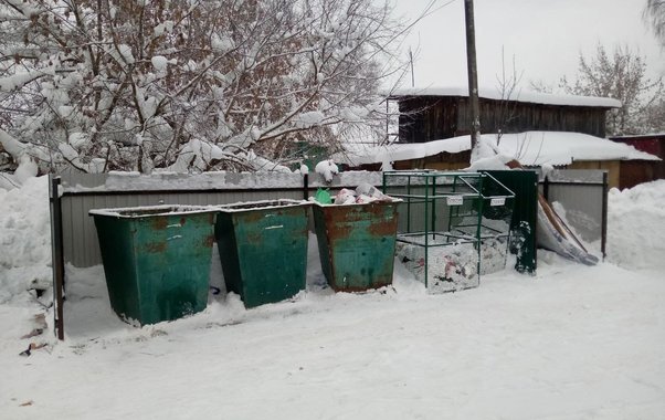 В Красной Горбатке не было доступа к контейнерным площадкам