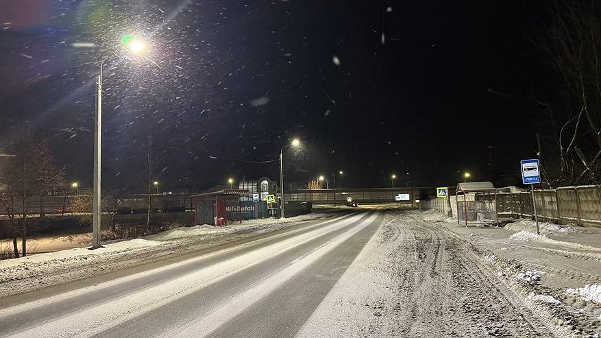 Главная картинка новости: В Собинском районе не было освещения на участке дороги с интенсивным движением